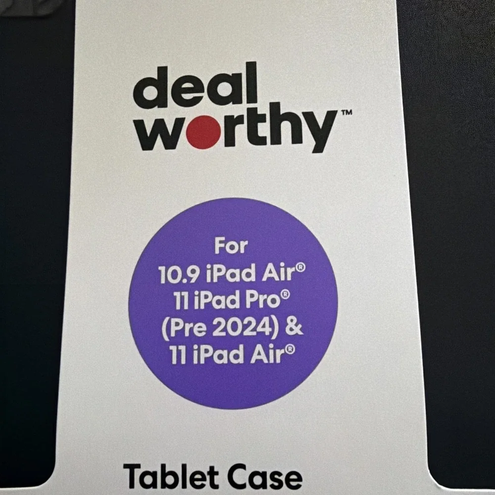 Deal Worthy Black Tablet Case for iPad Air & iPad Pro 11 AAB1-32 NEW
